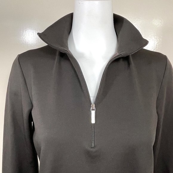 Auc Max Mara Quarter-Zip Pullover Athletic Top - Picture 2 of 12